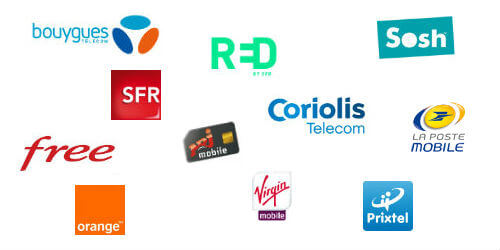 Mobile phone providers in France